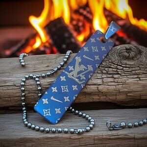 Louis Vuitton x Nike Pendant | Rare Colab | Blue & Silver | FREE Shipping